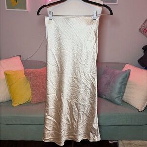 Greylin Cream Maxi Skirt